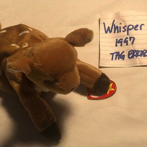Whisper 1997 Beanie Baby
